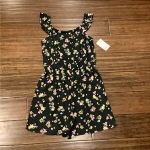SO Girls Floral Romper